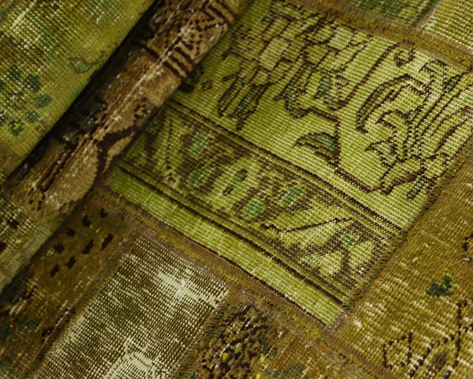 Vintage Patchwork orientalisk matta 81 x 414 cm