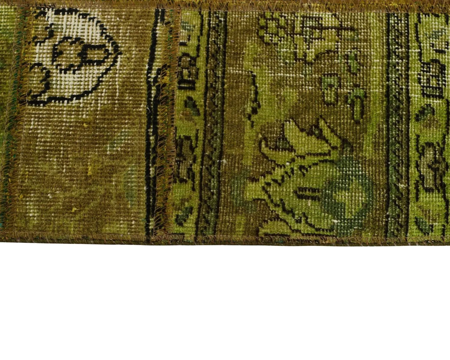 Vintage Patchwork orientalisk matta 81 x 414 cm