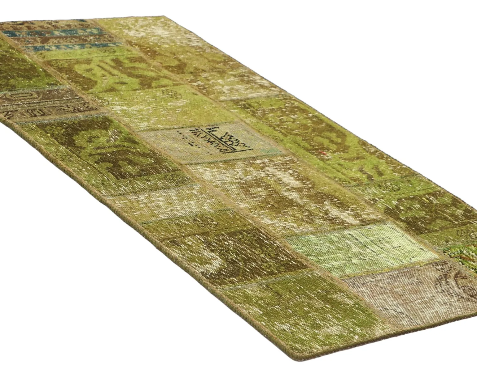 Vintage Patchwork orientalisk matta 76 x 153 cm