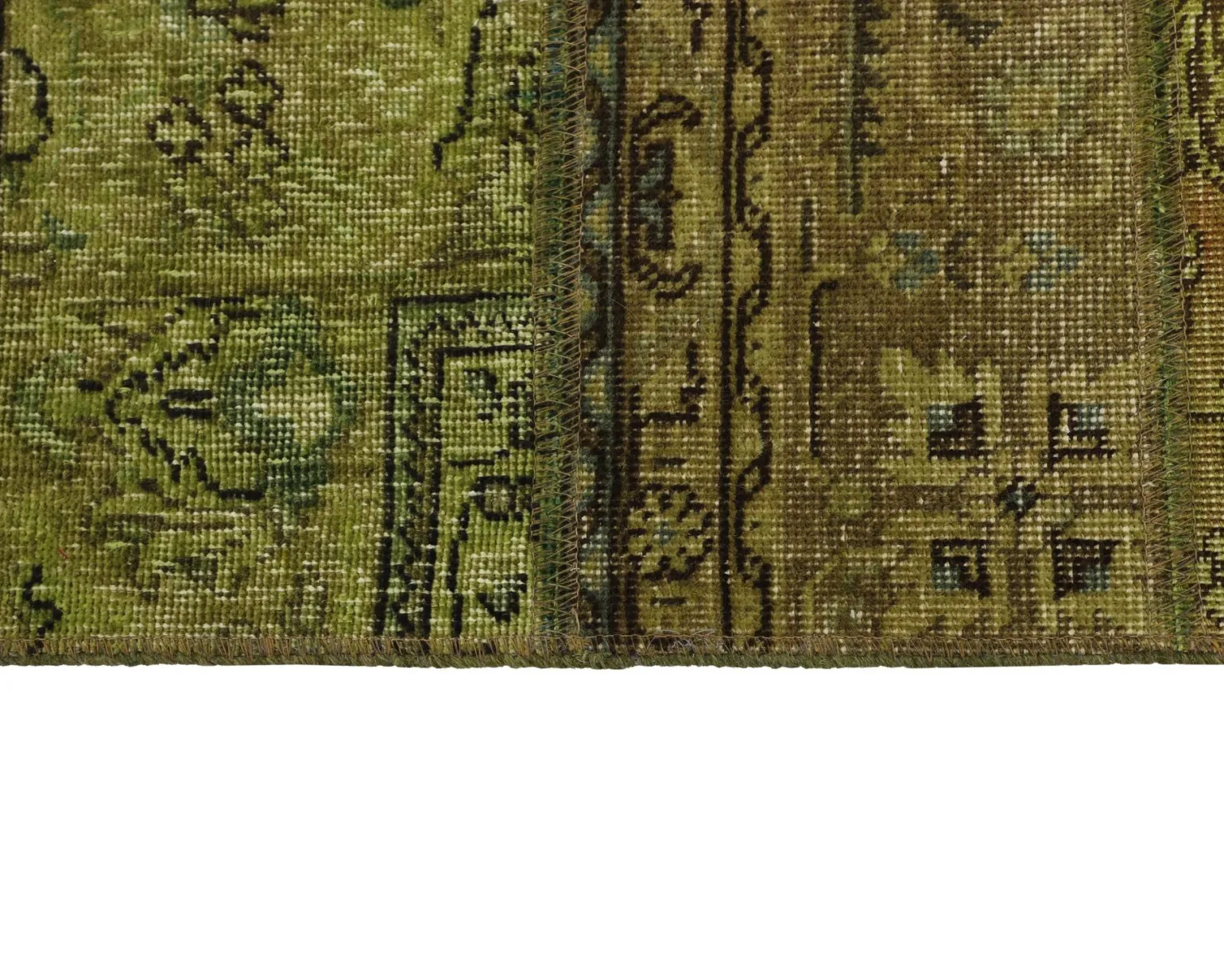Vintage Patchwork orientalisk matta 202 x 202 cm