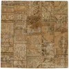 Vintage Patchwork orientalisk matta 201 x 201 cm