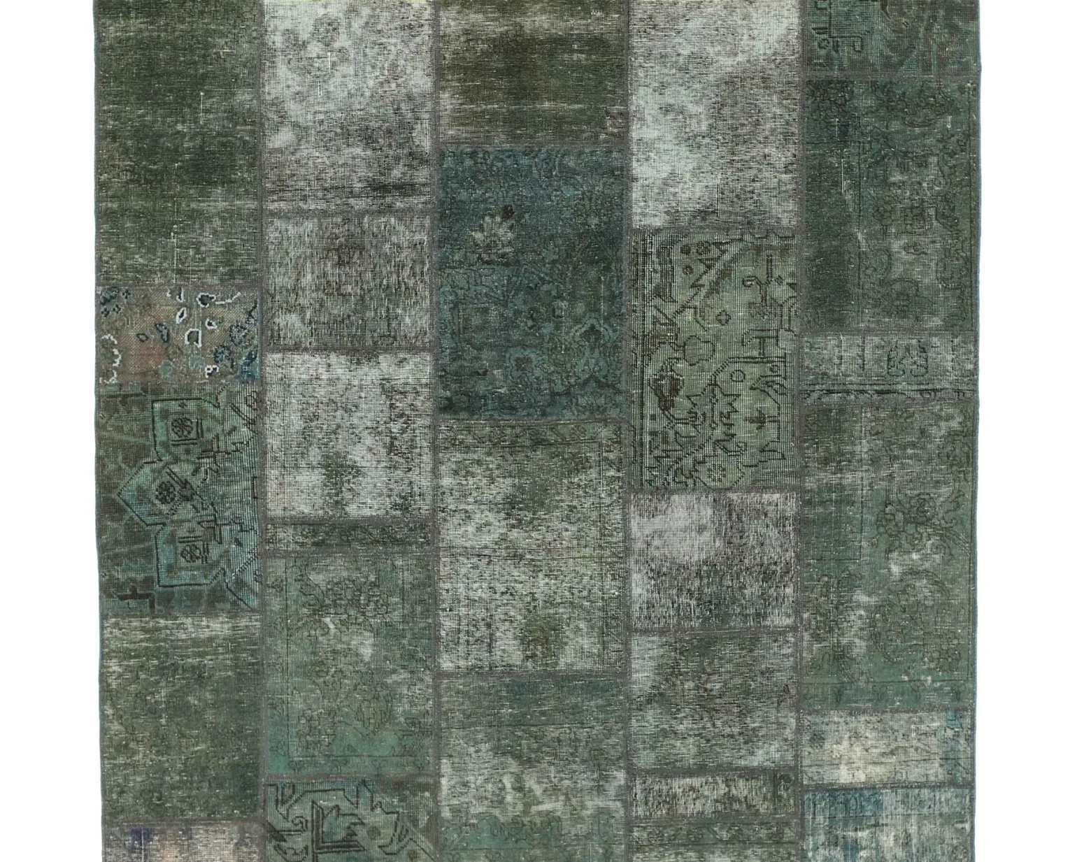 Vintage Patchwork orientalisk matta 201 x 201 cm