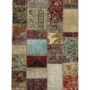 Vintage Patchwork orientalisk matta 141 x 200 cm