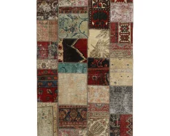 Vintage Patchwork orientalisk matta 142 x 195 cm