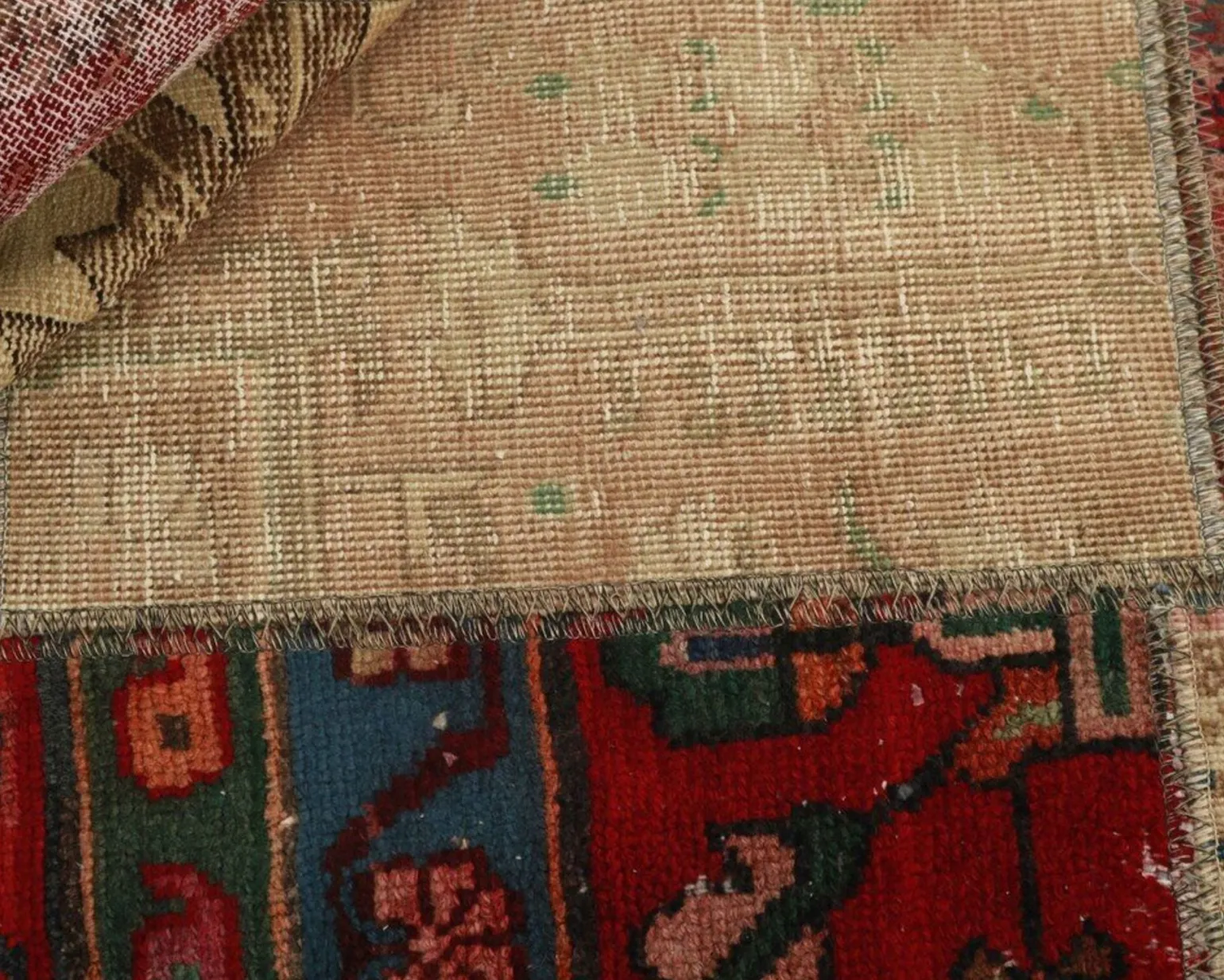 Vintage Patchwork orientalisk matta 142 x 195 cm