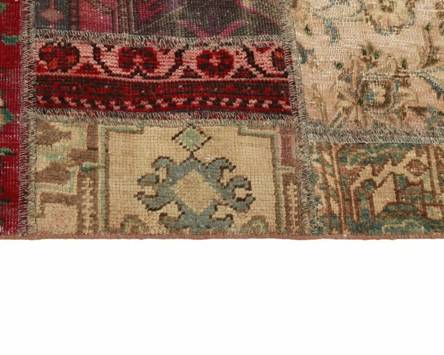 Vintage Patchwork orientalisk matta 142 x 200 cm