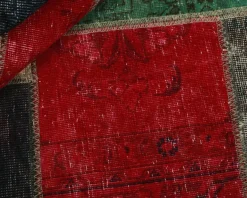 Vintage Patchwork orientalisk matta 141 x 198 cm
