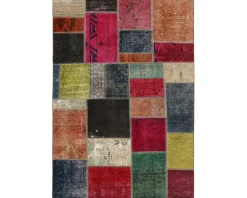 Vintage Patchwork orientalisk matta 140 x 200 cm