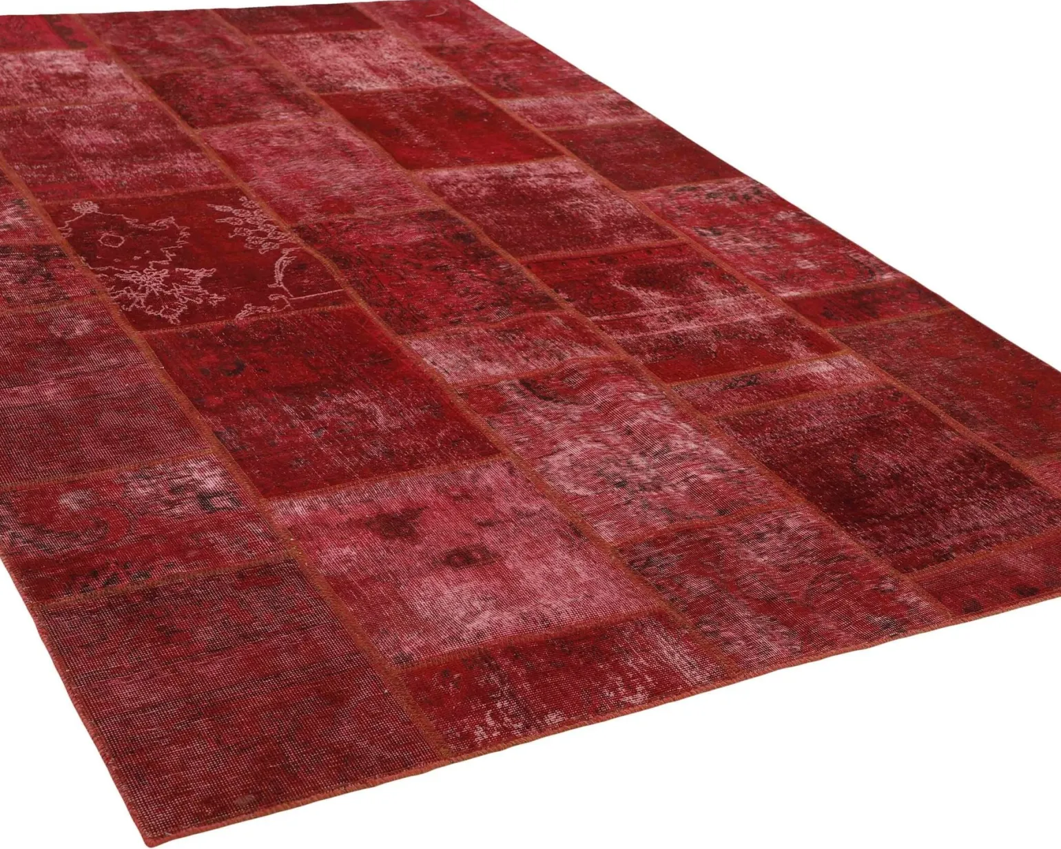 Vintage Patchwork orientalisk matta 199 x 307 cm