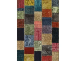 Vintage Patchwork orientalisk matta 156 x 239 cm