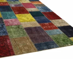 Vintage Patchwork orientalisk matta 201 x 305 cm