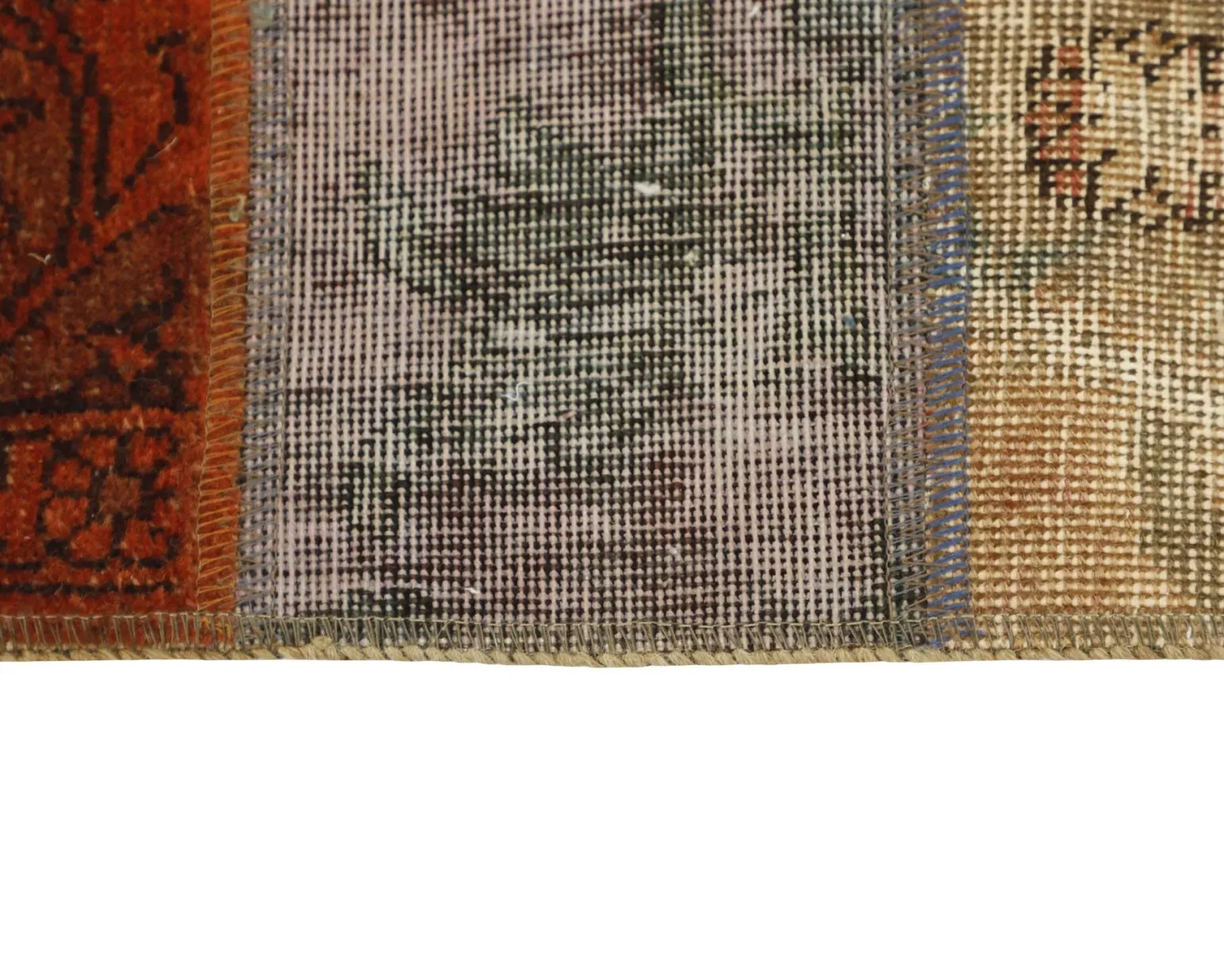 Vintage Patchwork orientalisk matta 141 x 207 cm