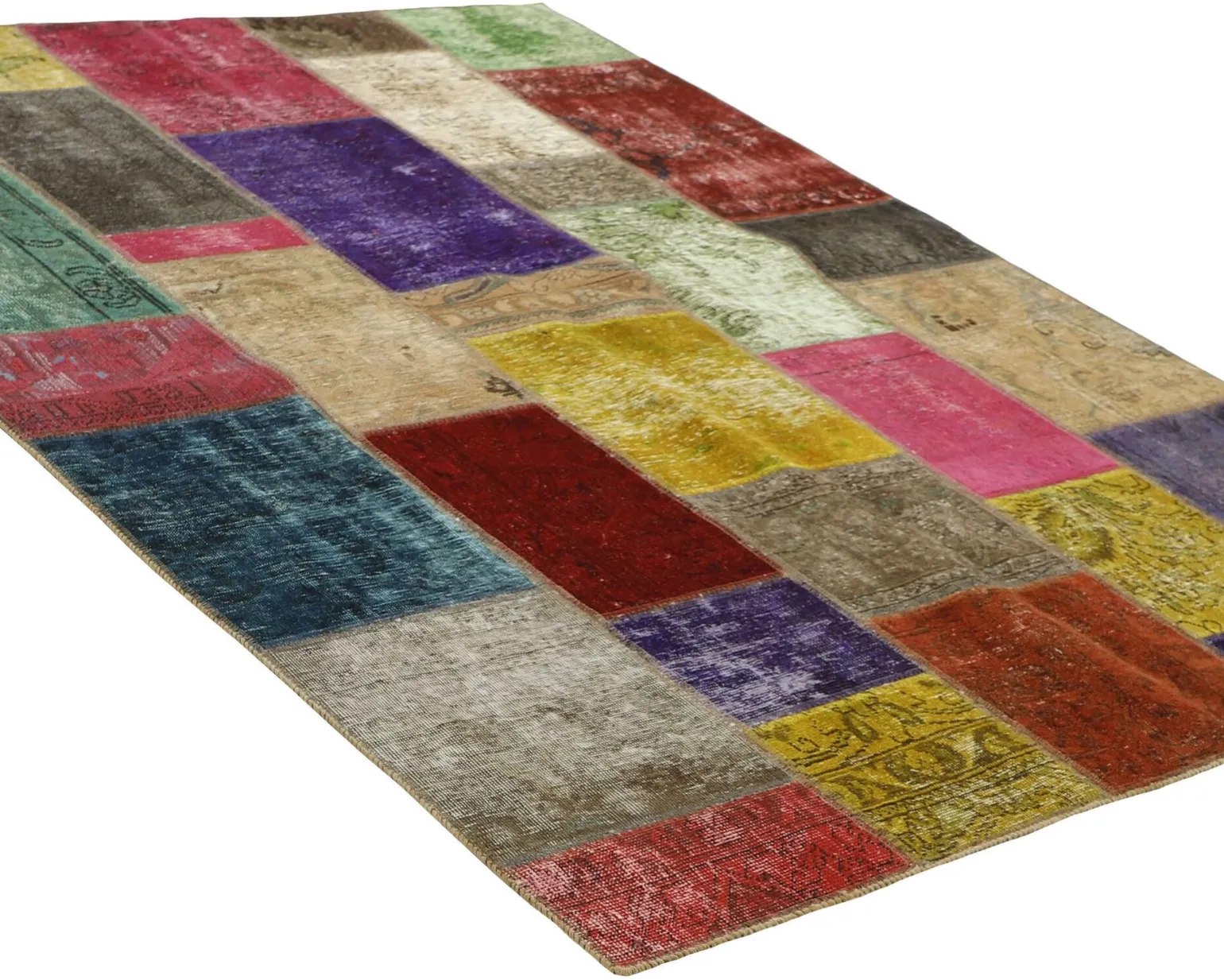 Vintage Patchwork orientalisk matta 170 x 233 cm