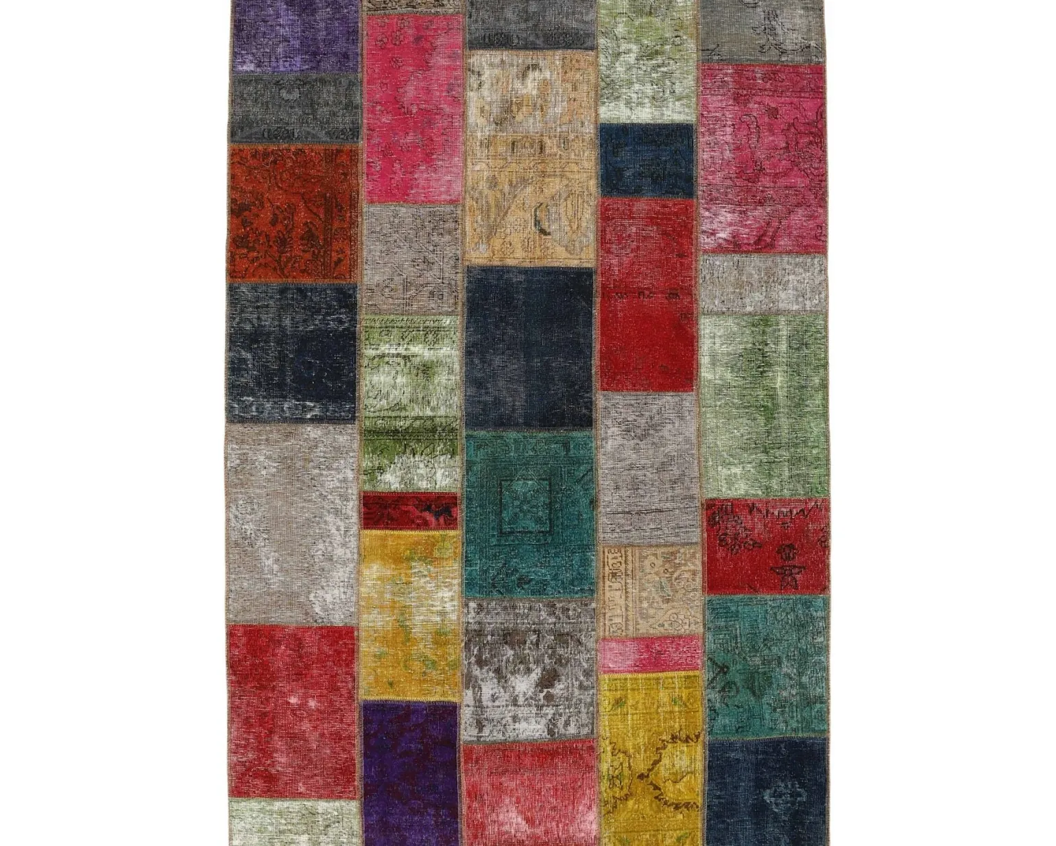 Vintage Patchwork orientalisk matta 168 x 245 cm