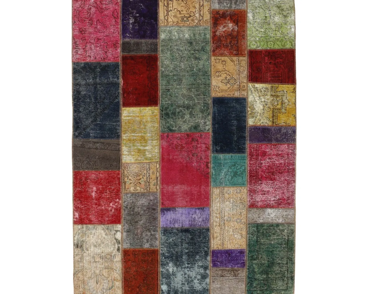 Vintage Patchwork orientalisk matta 171 x 233 cm