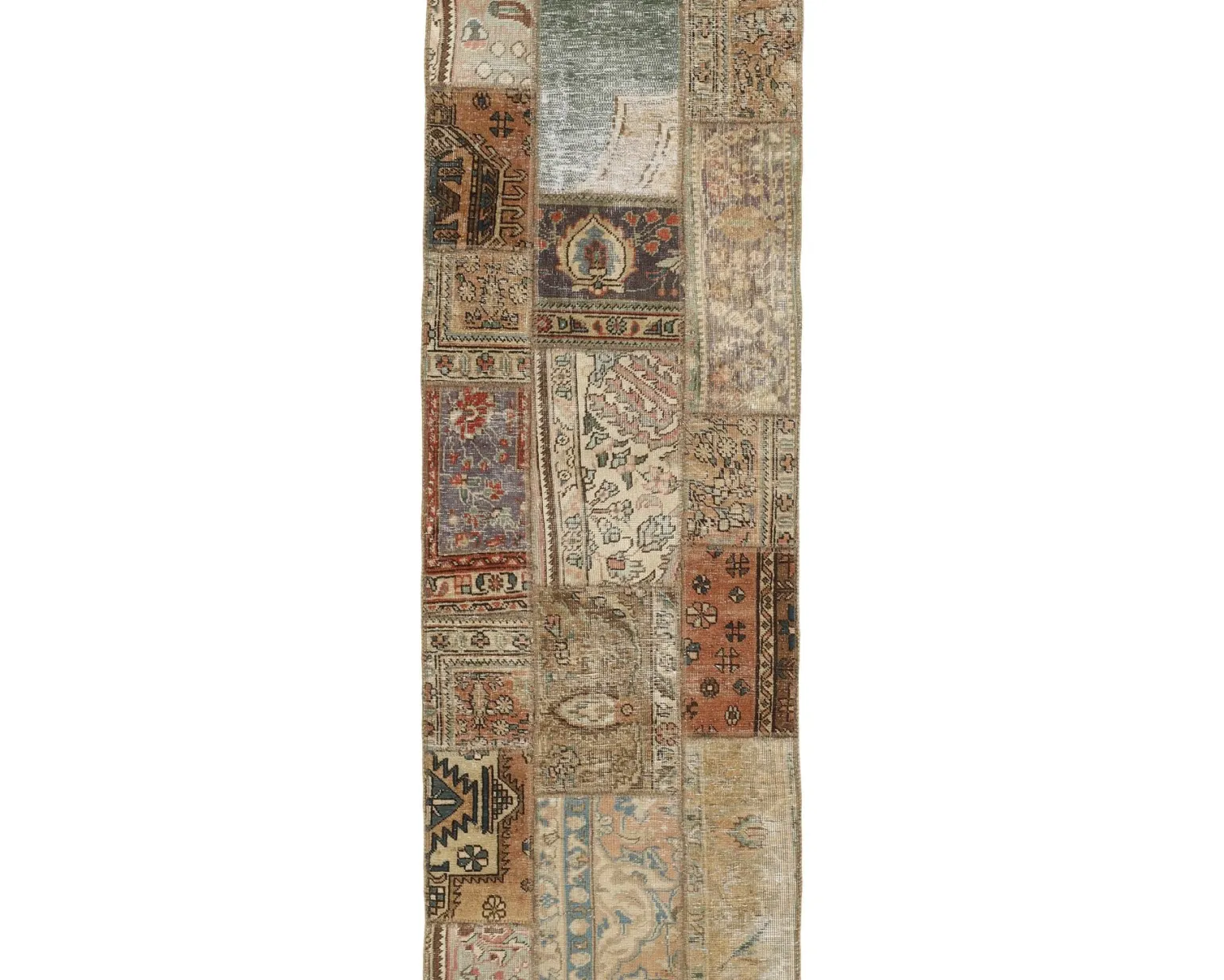 Vintage Patchwork orientalisk matta 74 x 206 cm