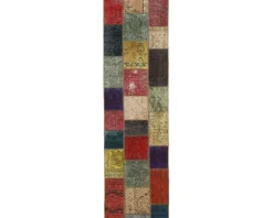 Vintage Patchwork orientalisk matta 76 x 265 cm