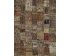 Vintage Patchwork orientalisk matta 299 x 417 cm