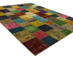 Vintage Patchwork orientalisk matta 307 x 412 cm