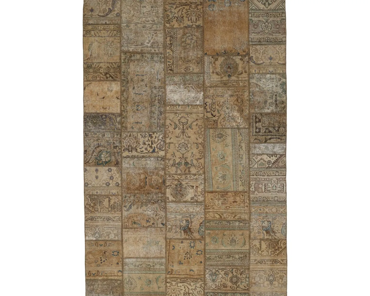 Vintage Patchwork orientalisk matta 200 x 307 cm