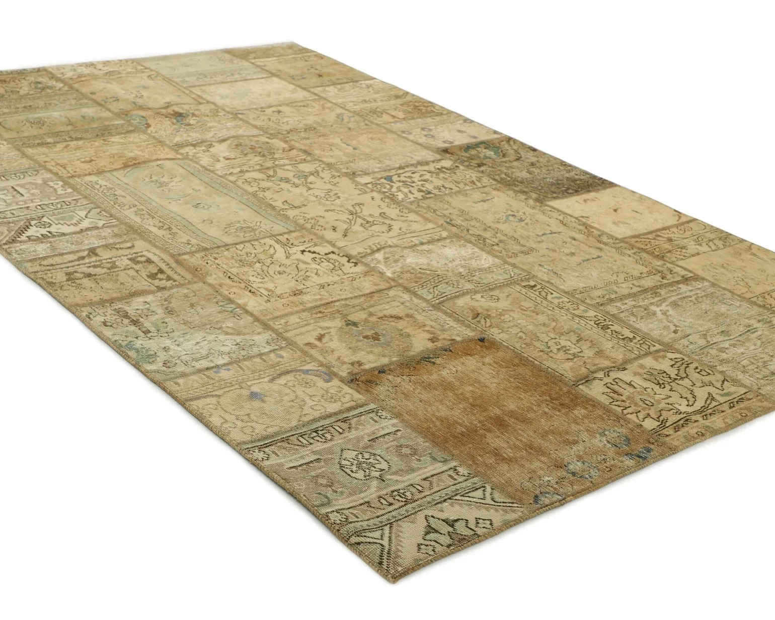 Vintage Patchwork orientalisk matta 200 x 307 cm