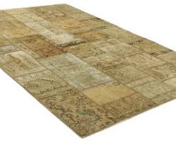 Vintage Patchwork orientalisk matta 201 x 305 cm