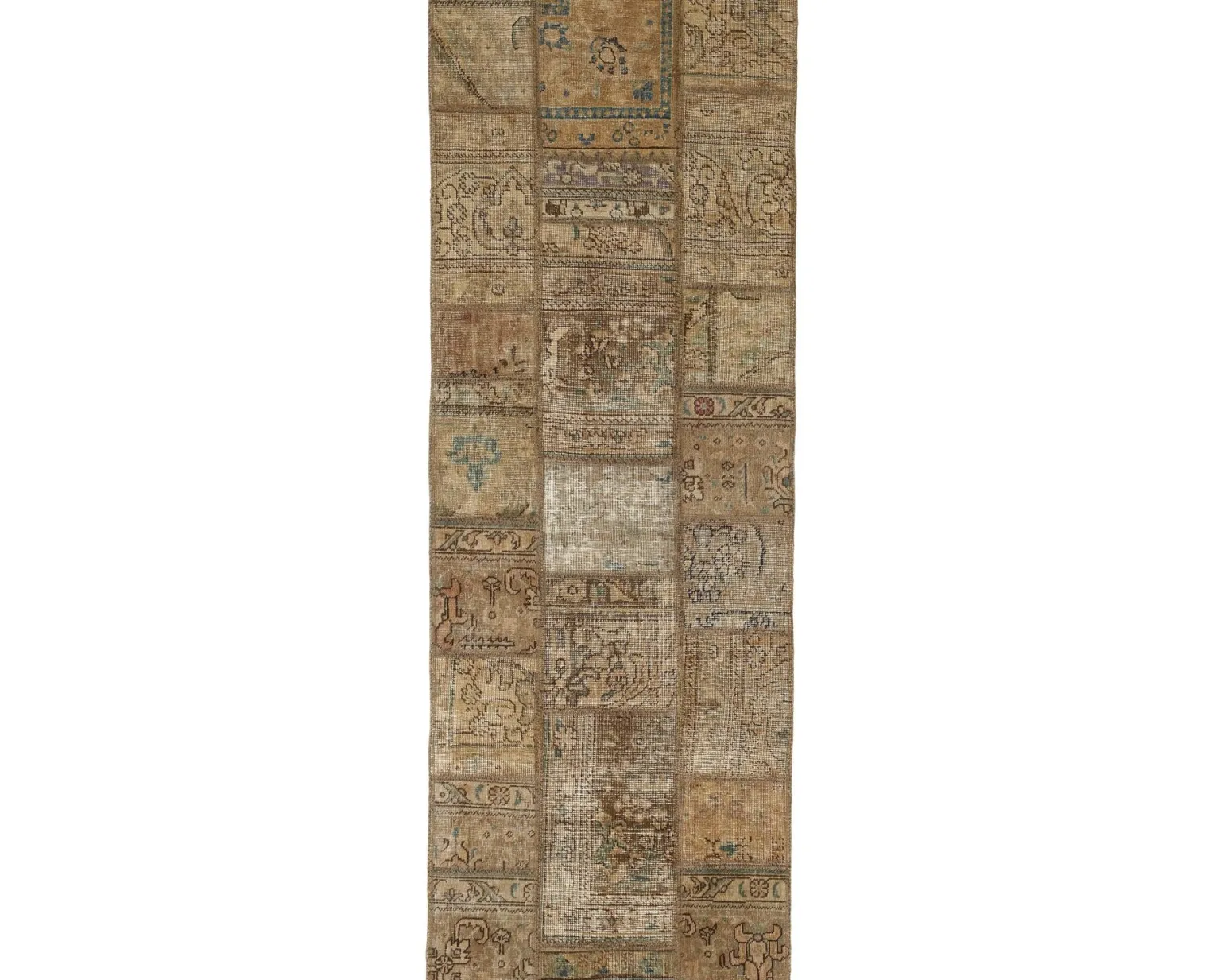 Vintage Patchwork orientalisk matta 75 x 210 cm