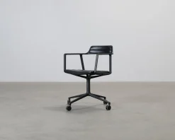 Vipp 452 kontorsstol svart läder