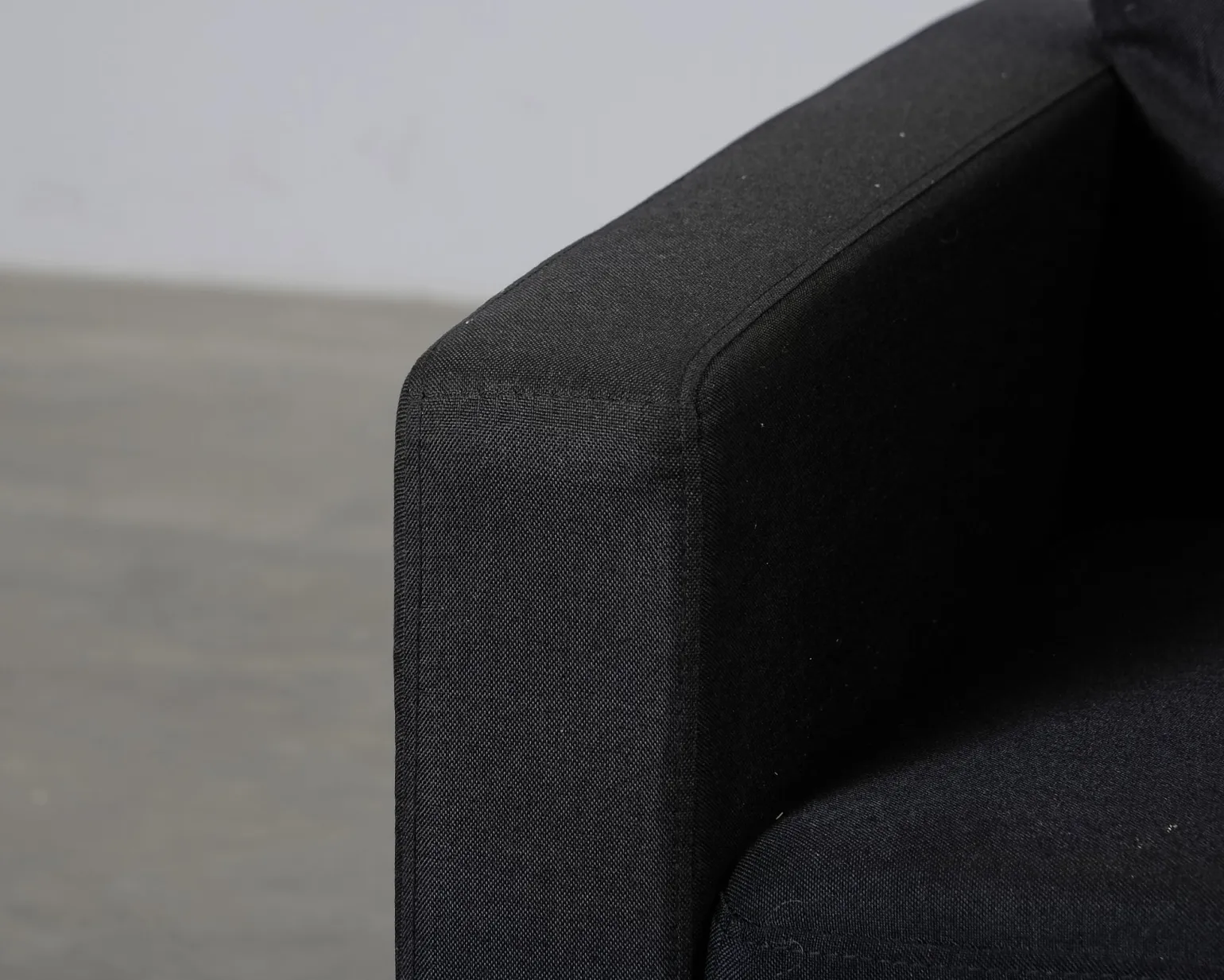 Vislanda 5-sits soffa med divan svart