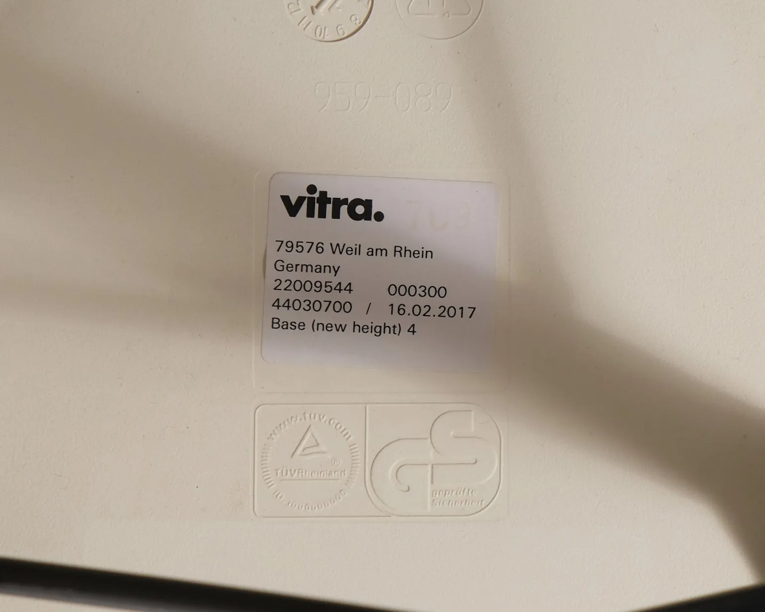 Vitra Eames DSW stol