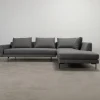 Wendelbo Edge V2 4-sits hörnsoffa grå
