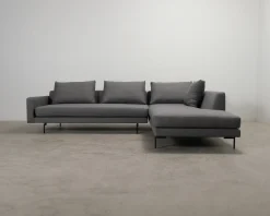 Wendelbo Edge V2 4-sits hörnsoffa grå