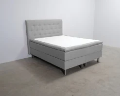 Wendre Roma kontinentalsäng 160 x 200 cm grå