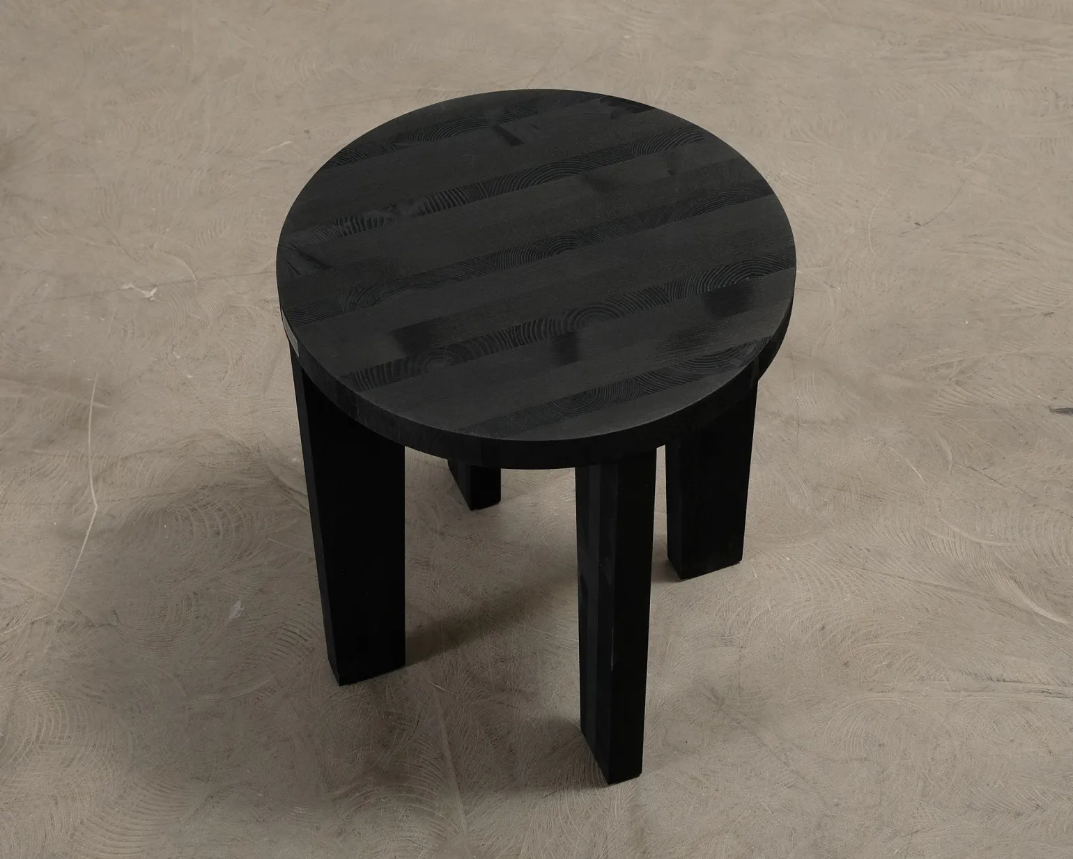 Witka Wood P’U stol svart
