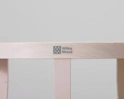 Witka Wood P’U stol vit