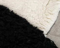 Woven Works Arc ullmatta 160 cm vit / svart