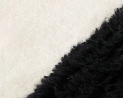 Woven Works Arc ullmatta ø 120 cm vit / svart
