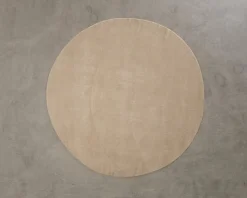 Woven Works Canvas ullmatta ø 250 cm beige