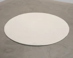 Woven Works Canvas ullmatta ø 200 cm vit