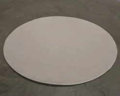 Woven Works Canvas ullmatta ø 200 cm vit
